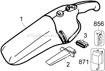 Part Location Diagram of 244982-00 DeWALT Crevice Tool